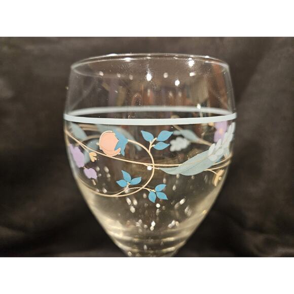 6 Pfaltzgraff April Iced Tea Goblets - Picture 5 of 6